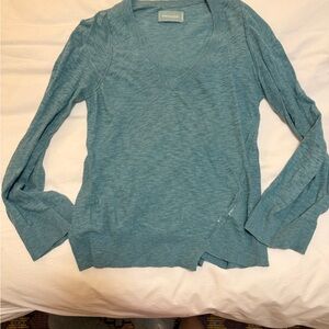 Zadig & Voltaire Light Blue V-Neck Sweater